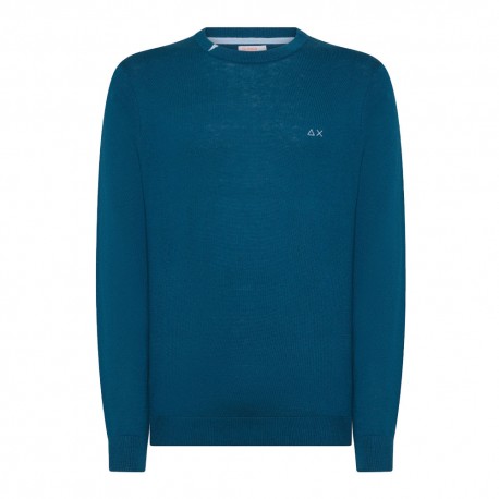 Sun 68 Maglioncino Giro Round Blu Uomo S