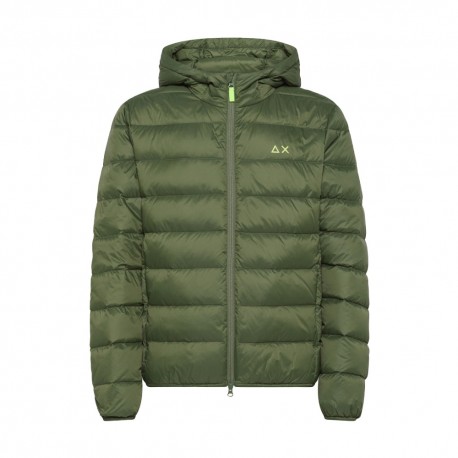 Sun 68 Piumino Con Cappuccio Verde Uomo Acquista online su