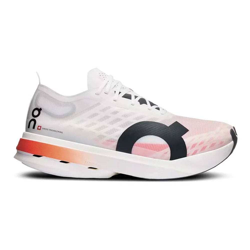 On Cloudboom Strike Bianco Nero - Scarpe Running Uomo EUR 42 / US 8,5