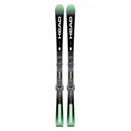Head Supershape E-Magnum Sw Bb + Attacchi Prd12 Gw Nero Verde - Sci Uomo