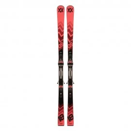 Volkl Racetiger Gs + Attacchi Rm3 12 Gw Rosso Nero - Sci Uomo