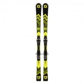 Volkl Racetiger Sc + Attacchi Vm3 12 Gw Nero Giallo - Sci Uomo