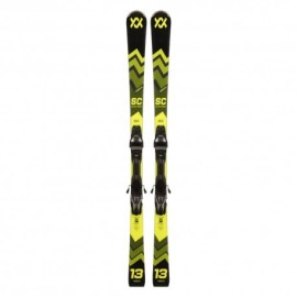 Volkl Racetiger Sc + Attacchi Vm3 12 Gw Nero Giallo - Sci Uomo