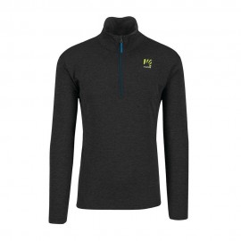 Fleece Pizzocco Hzip nero