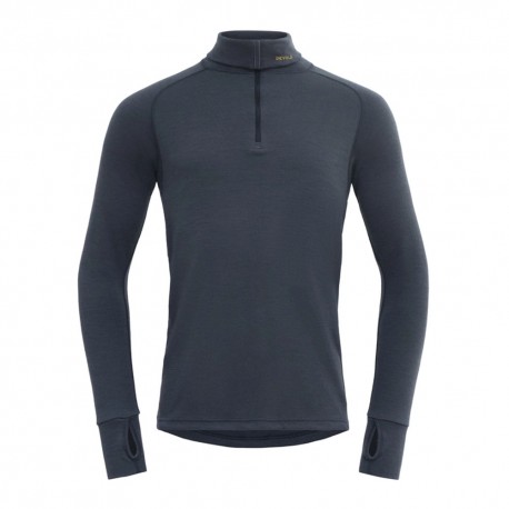Devold Maglia Trekking Expedition Zip Neck Merino 235 Night Uomo