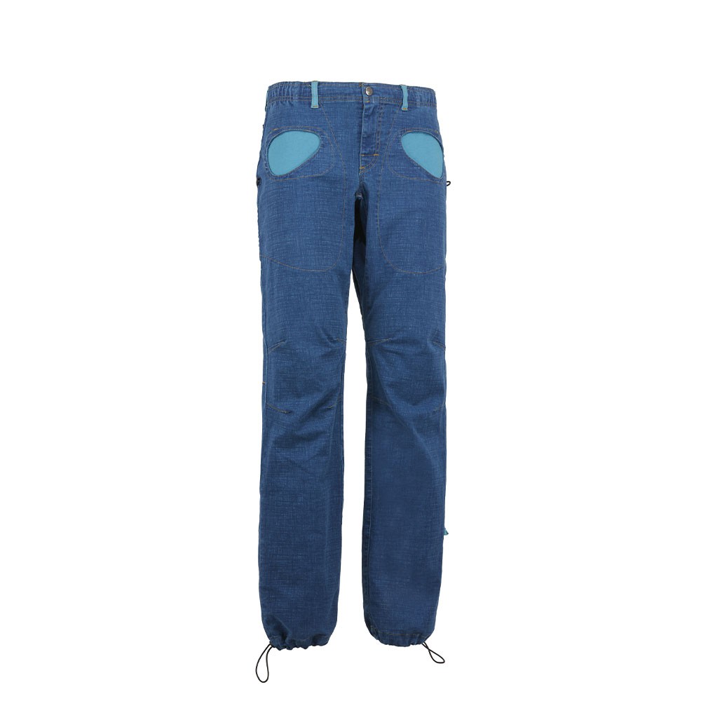 E 9 Pantaloni Arrampicata Rondo X2 Turquoise Uomo XS