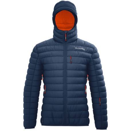 Camp Giacca Piuma Nivix Dark Blue7Dark Arancio Uomo Acquista