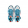 Nike Court Borough Mid 2 Gs Bianco Azzurro Ara - Sneakers Bambino