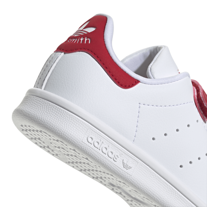 Adidas Originals Stan Smith Ps Bianco Rosso - Sneakers Bambino