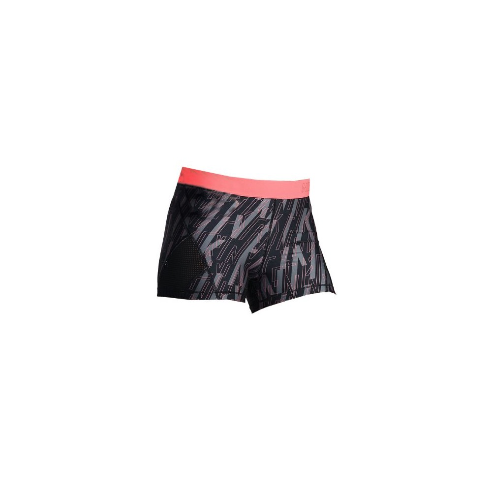 Nike Short Print Train Donna Blk/Pink XS