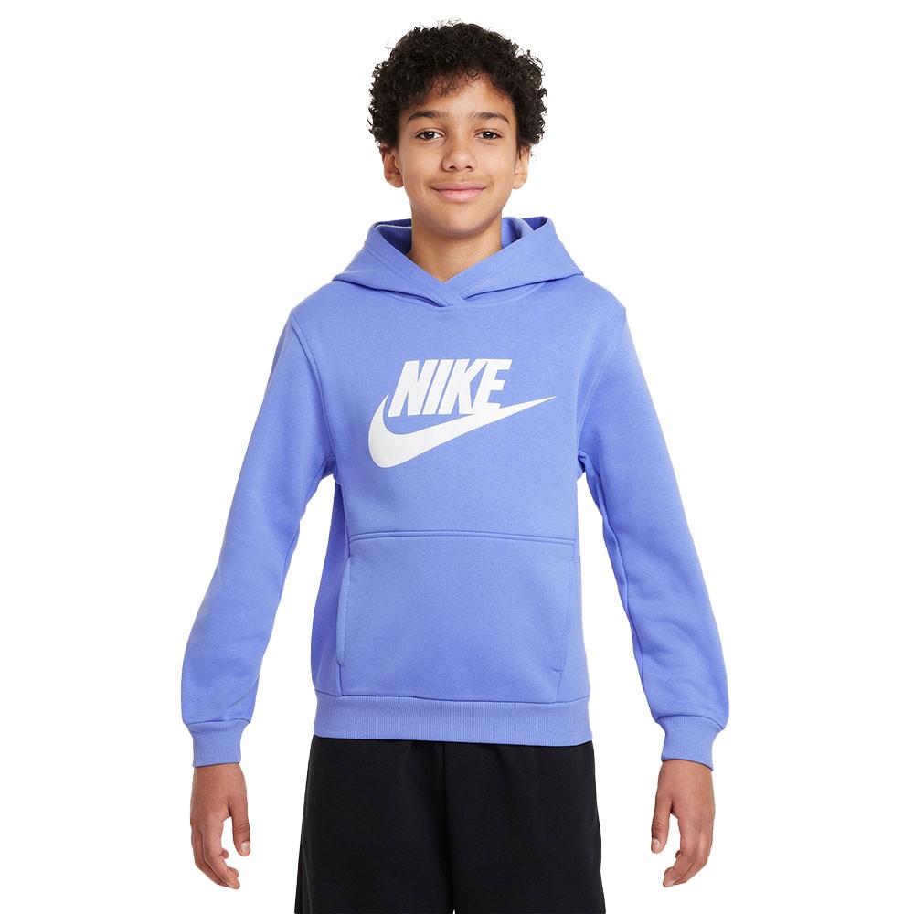 Nike Felpa Con Cappuccio Logo Azzurro Bambino Acquista online su Sportland
