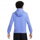 Nike Felpa Con Cappuccio Logo Azzurro Bambino