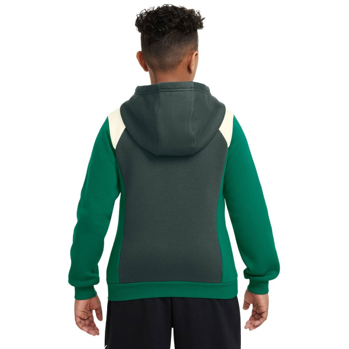 Nike Felpa Con Cappuccio Logo Air Verde Bambino