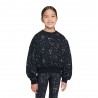 Nike Felpa Giro Shine Nero Bambina