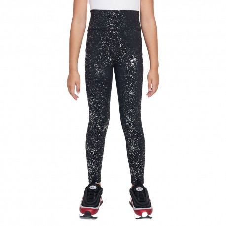 Nike Leggings Shine Nero Bambina
