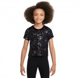 Nike T-Shirt Shine Nero Bambina