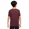 Nike T-Shirt Logo Bordeaux Bambino