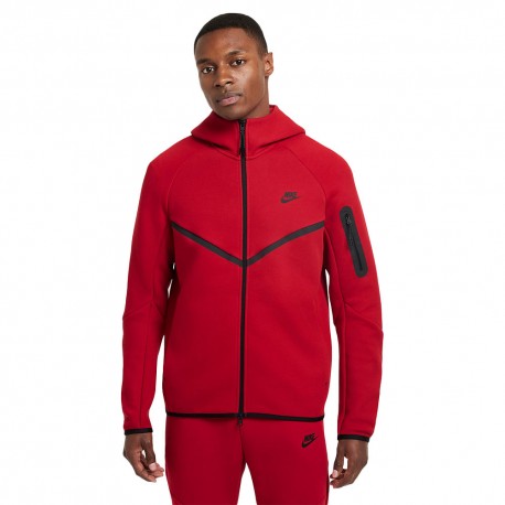 Felpa Columbia Canyon Point Uomo - Pile Rosso (Red Jasper) Con Cerniera, Taglia XXL