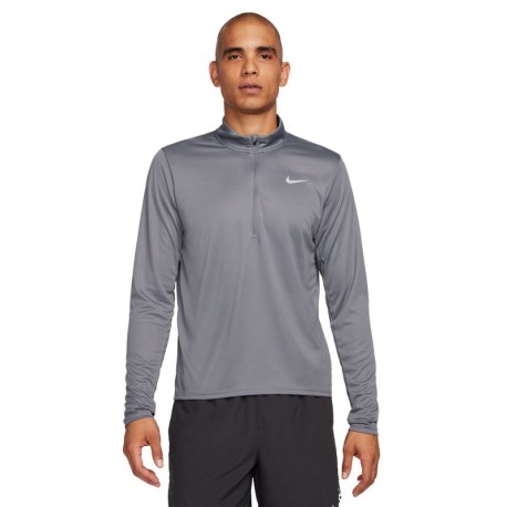 Nike Maglia Manica Lunga Hz Pacer Smoke Grigio Uomo