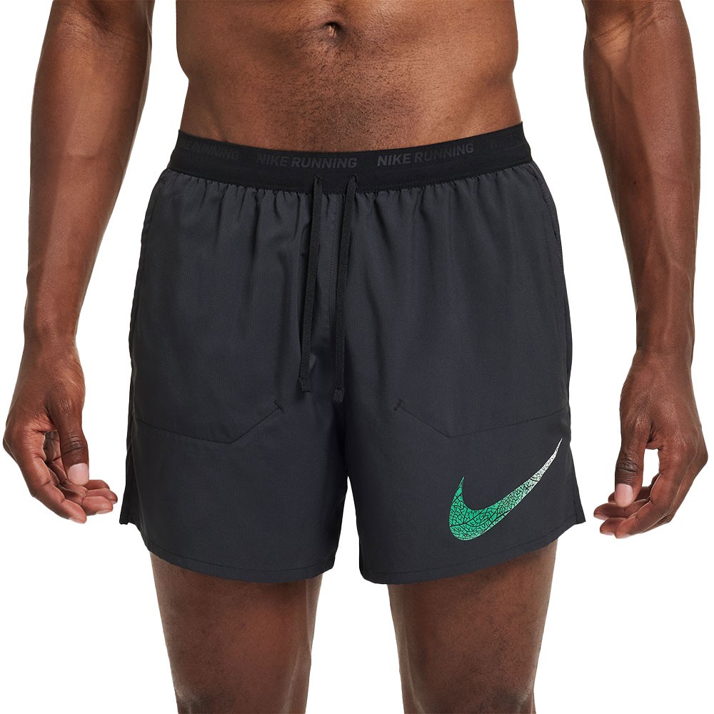 Nike Pantaloncini Running Stride Kipchoge Nero Nero Stadium Verde Uomo S