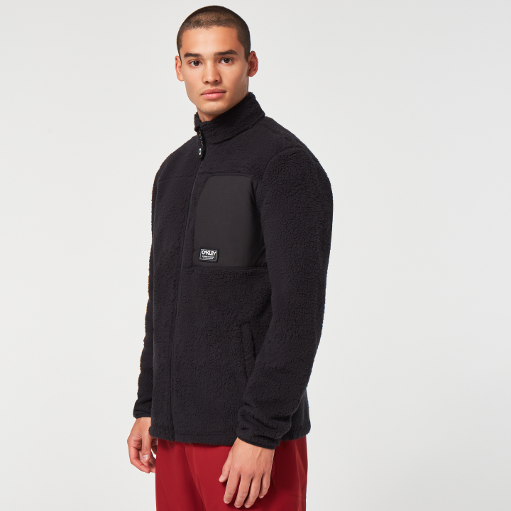 Oakley Felpa In Pile Nero Uomo