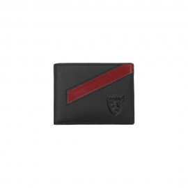 Portafoglio Torino Pelle nero Granata