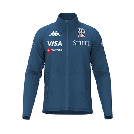 Kappa Felpa In Pile 6CENTO 687C Usa Blu Uomo Acquista online su