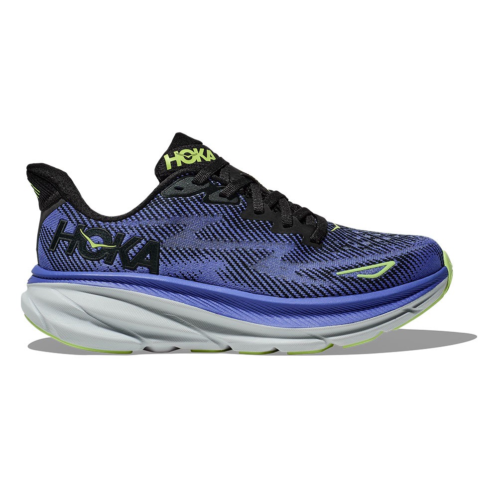 Hoka Clifton 9 Nero Stellar Blue - Scarpe Running Donna EUR 42 / US 9.5