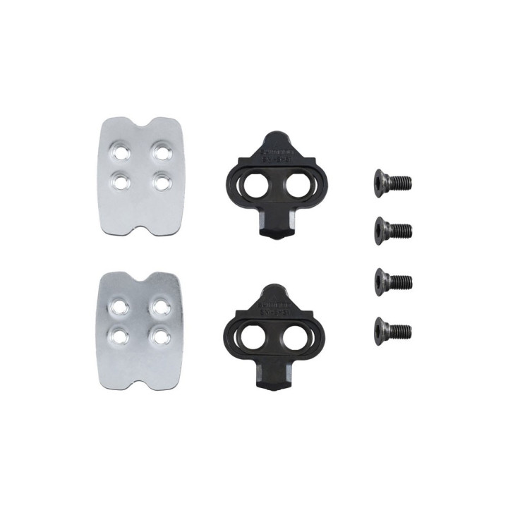 Shimano Tacchette Pedali Mtb Spd Sm-Sh51 Atb Nero