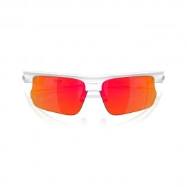 Oakley Bisphaera Polished White Lente Prizm Ruby - Occhiali Da Sole