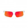 Oakley Bisphaera Polished White Lente Prizm Ruby - Occhiali Da Sole