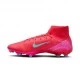 Nike Superfly 10 Academy Fg Mg Fucsia Azzurro - Scarpe Da Calcio Uomo