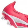ADIDAS Predator League Ft Fg Mg Rosso Bianco - Scarpe Da Calcio Uomo