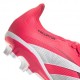 ADIDAS Predator League Ft Fg Mg Rosso Bianco - Scarpe Da Calcio Uomo