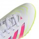 ADIDAS Predator Club Tf Bianco Fucsia - Scarpe Da Calcio Bambino