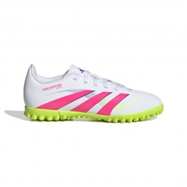 ADIDAS Predator Club Tf Bianco Fucsia - Scarpe Da Calcio Bambino