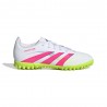 ADIDAS Predator Club Tf Bianco Fucsia - Scarpe Da Calcio Bambino