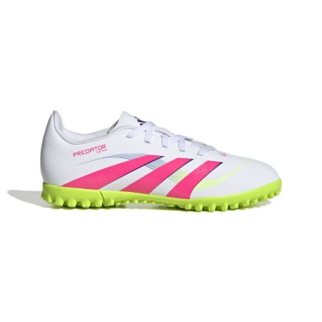 ADIDAS Predator Club Tf Bianco Fucsia - Scarpe Da Calcio Bambino