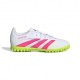 ADIDAS Predator Club Tf Bianco Fucsia - Scarpe Da Calcio Bambino