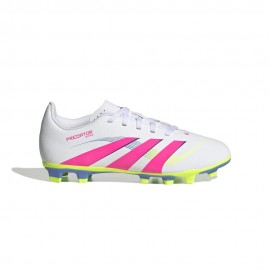 ADIDAS Predator Club Fg Mg Bianco Fucsia - Scarpe Da Calcio Bambino