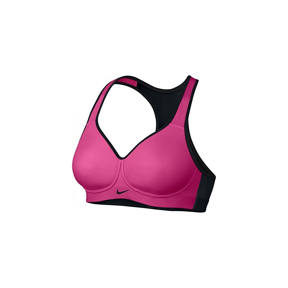 Nike Bra Pro Rival Preform Bianco Fuxia 30B