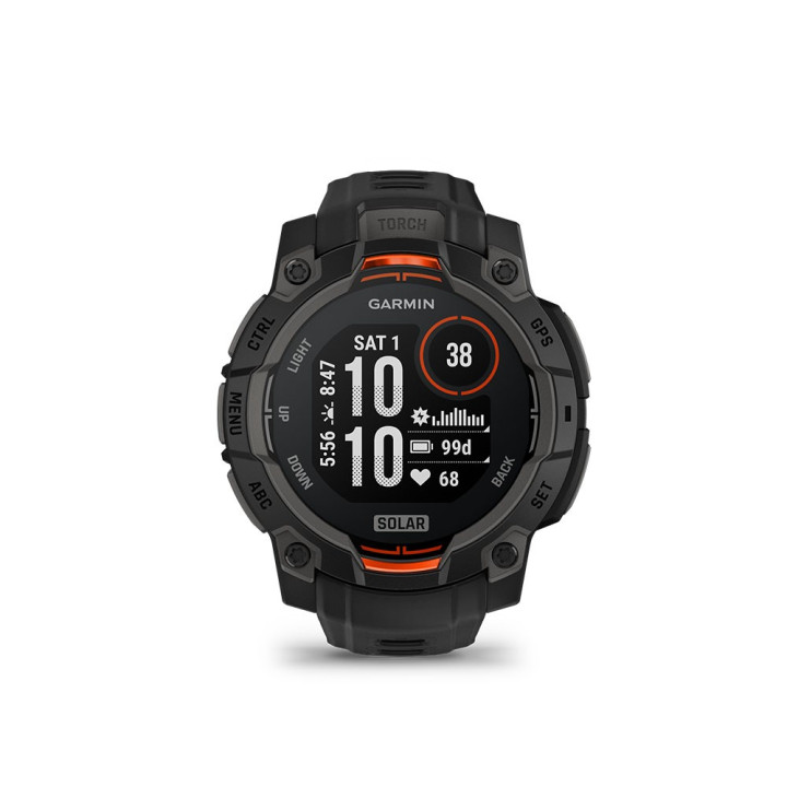 Garmin Instinct 3 Solar 45Mm Nero