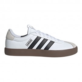 ADIDAS Vl Court 3.0 Lea Bianco Nero - Sneakers Uomo