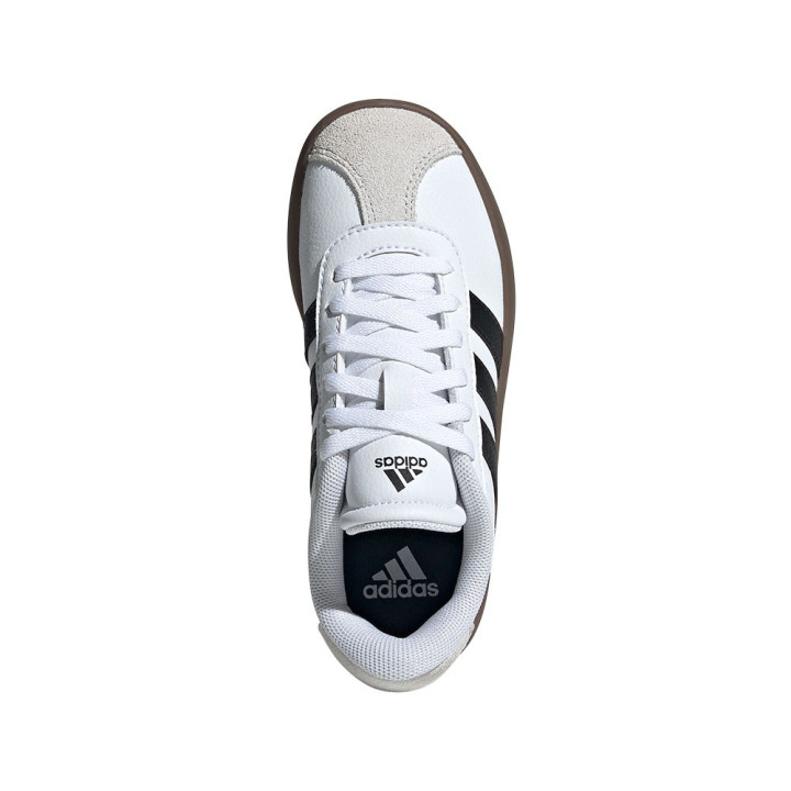 ADIDAS Vl Court 3.0 Gs Bianco Nero - Sneakers Bambino