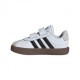ADIDAS Vl Court 3.0 Td Bianco Nero - Sneakers Bambino