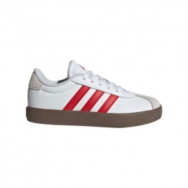 ADIDAS Vl Court 3.0 Lea Gs Bianco Rosso - Sneakers Bambino