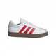 ADIDAS Vl Court 3.0 Lea Gs Bianco Rosso - Sneakers Bambino
