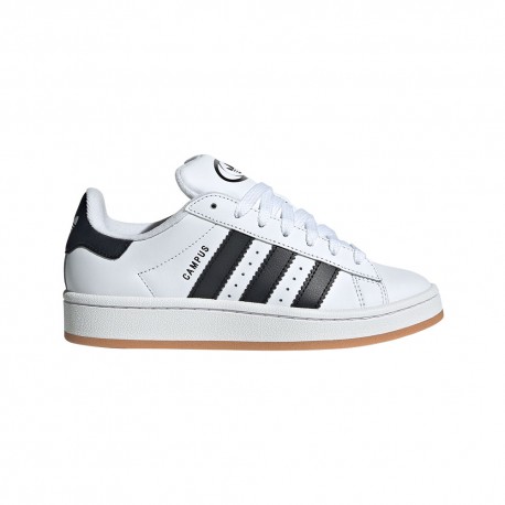 ADIDAS Originals Campus 00S Gs Lea Bianco Nero - Sneakers Bambino