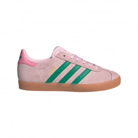 ADIDAS Originals Gazelle Gs Rosa Verde - Sneakers Bambina