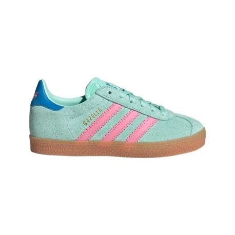 ADIDAS Originals Gazelle Ps Azzurro Rosa - Sneakers Bambina